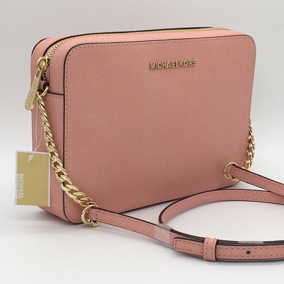 MICHAEL KORS LG EW CROSSBODY Bag PALE PINK - Picture 2 of 8